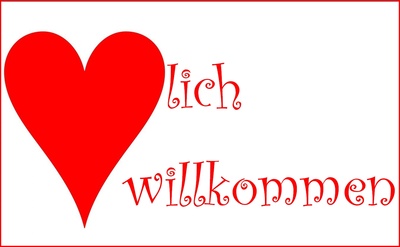 Kostenloses Foto Herzlich willkommen mit Herz pixelio.de